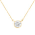 .925 Sterling Silver 1/2 Cttw Diamond Bezel 18" Pendant Necklace (I-J Color, I2-I3 Clarity) by Bids.com