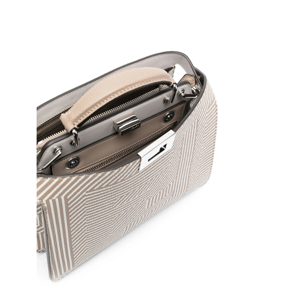 Fendi Neutrals Tote Bags Men by Luosophy
