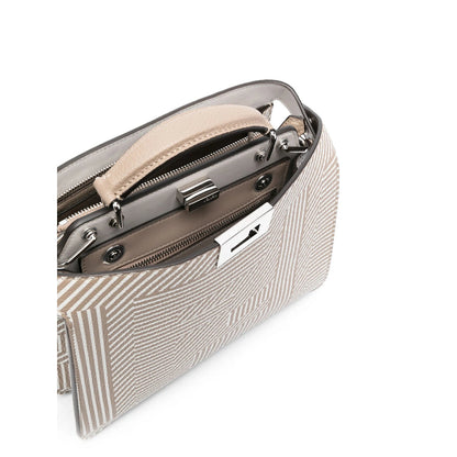 Fendi Neutrals Tote Bags Men by Luosophy