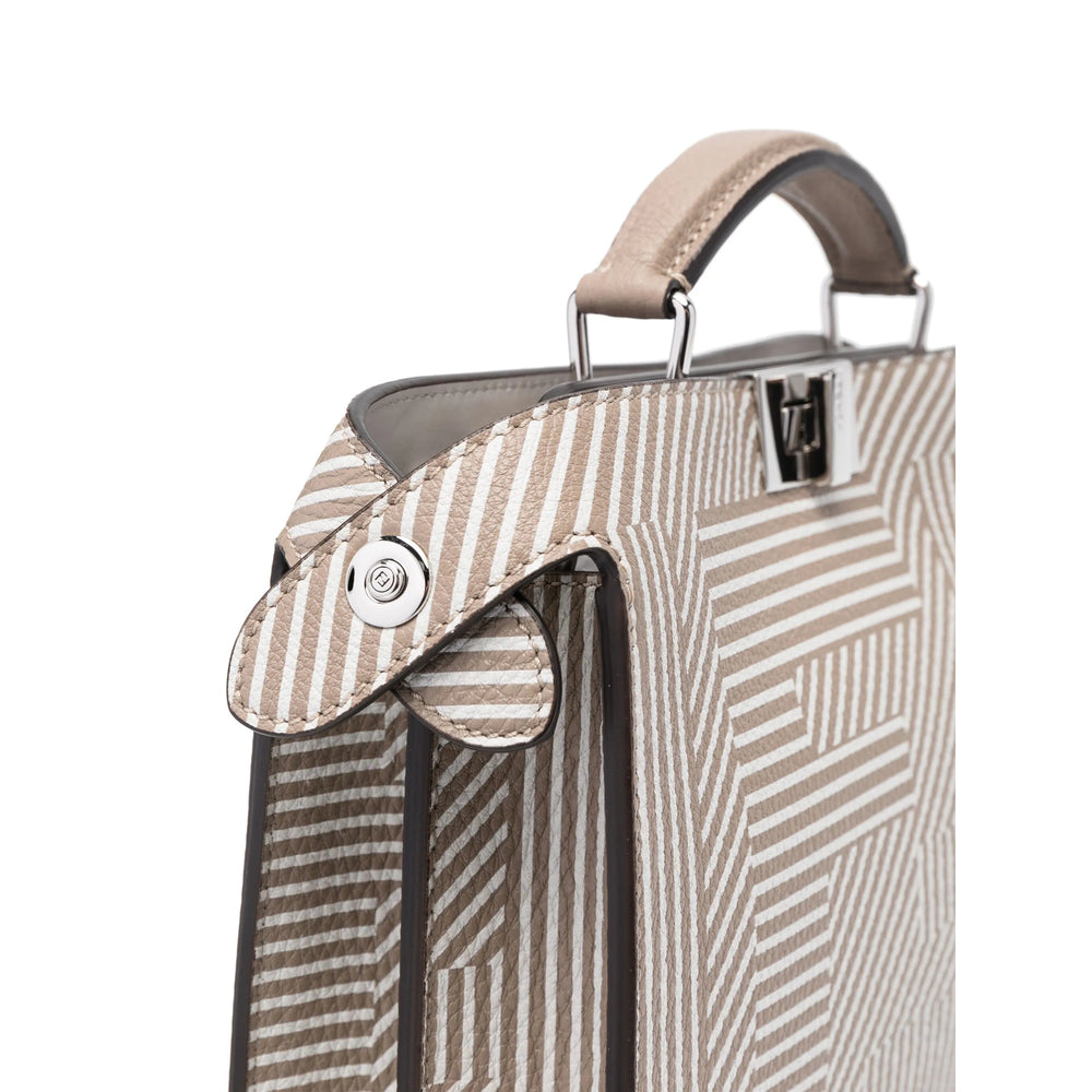 Fendi Neutrals Tote Bags Men by Luosophy