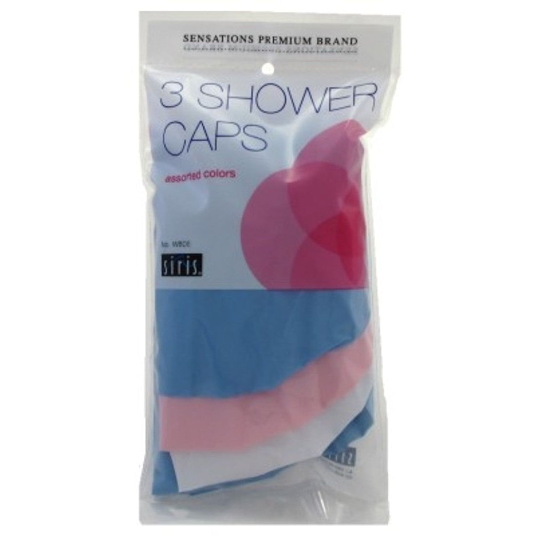 Siris BL 3 Shower Caps Assorted Colors by Pasteur Pharmacy