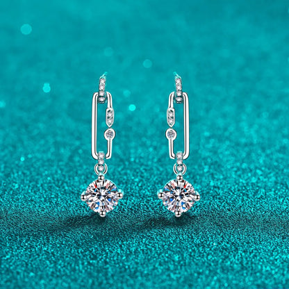2 Carat Sparkala™ 925 Sterling Silver Earrings by Sparkala