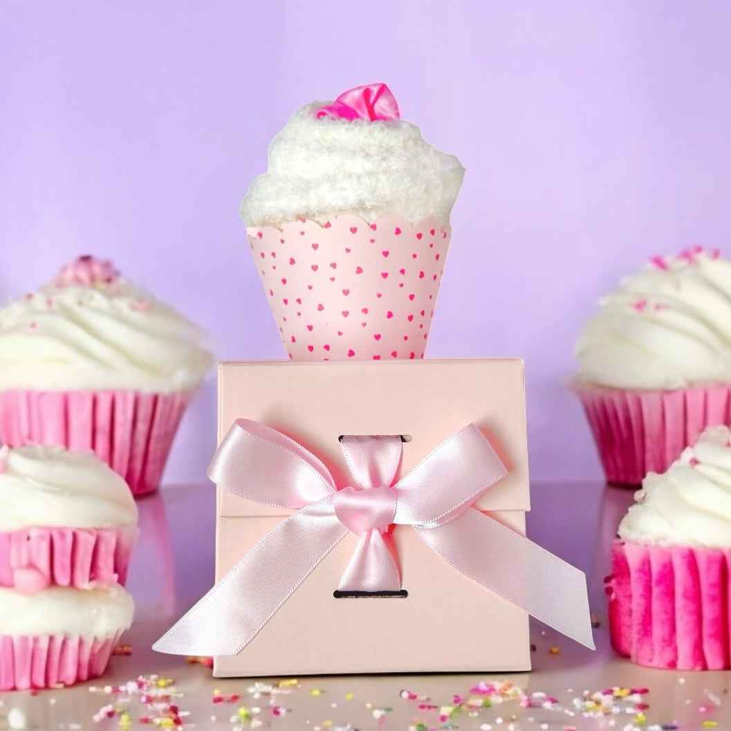 Cupcake Socks with Scrunchie