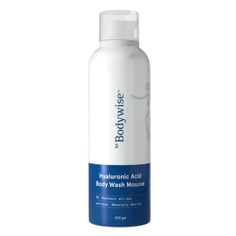 BeBodywise 1% Hyaluronic Acid Body Wash Mousse for Dull &amp; Dehydrated Skin