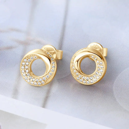 925 Sterling Silver Inlaid Sparkala™ Stud Earrings by Sparkala