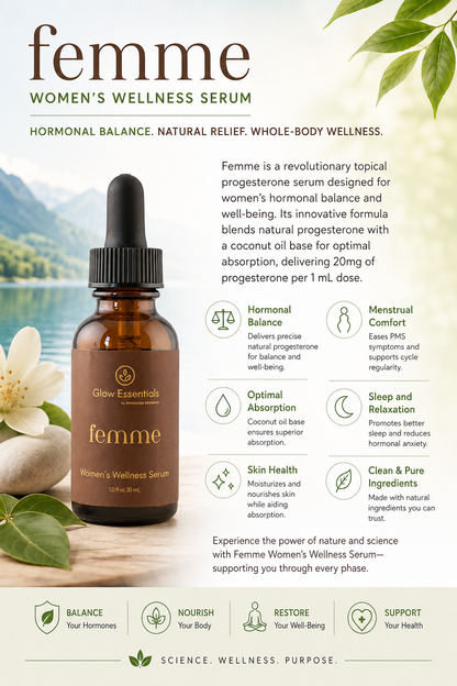 Femme - Topical Progesterone Serum - DestGlow