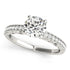 14k White Gold Antique Style Diamond Engagement Ring (1 1/8 cttw) by Bids.com