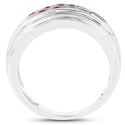 1.00 Carat Genuine Pink Tourmaline .925 Sterling Silver Ring by Bids.com