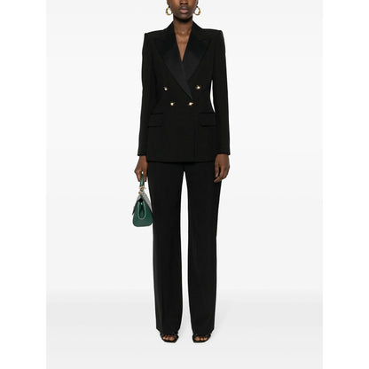 Casablanca Black Trousers - Straight Trousers Women by Luosophy