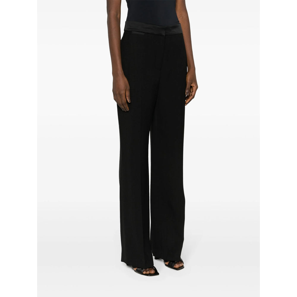 Casablanca Black Trousers - Straight Trousers Women by Luosophy