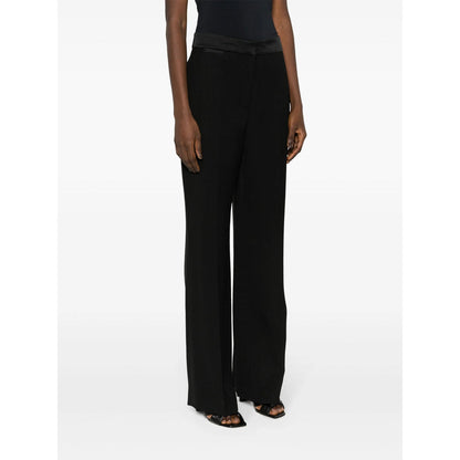 Casablanca Black Trousers - Straight Trousers Women by Luosophy