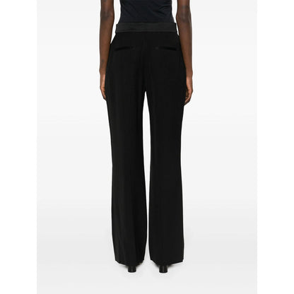 Casablanca Black Trousers - Straight Trousers Women by Luosophy