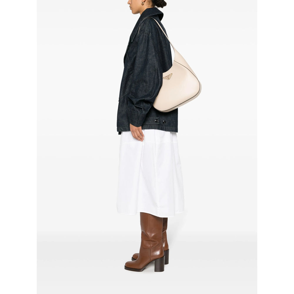 Prada Neutrals Shoulder Bags Women by Luosophy