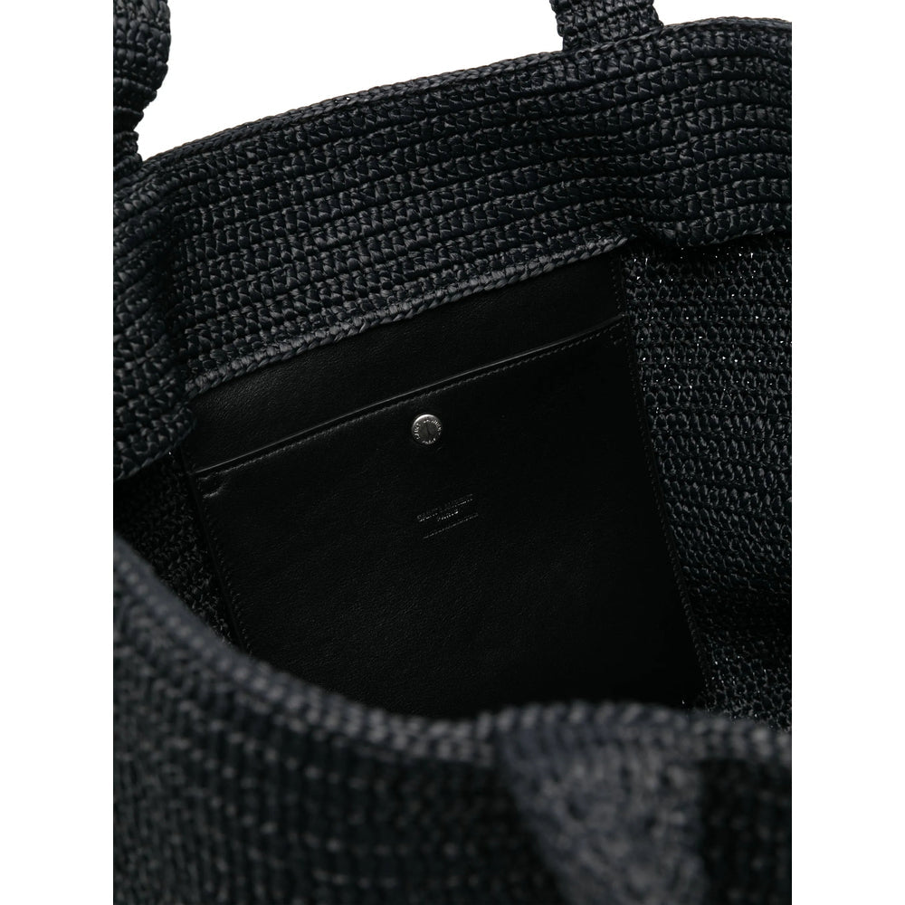 Saint Laurent Black Tote Bags Men by Luosophy
