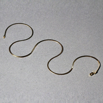 14k Yellow Gold Super Flex Herringbone Chain (1.50 mm)  DestGlow