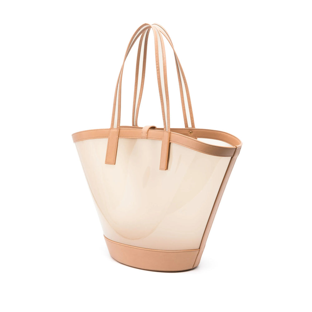 Saint Laurent Neutrals Tote Bags Women by Luosophy