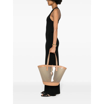 Saint Laurent Neutrals Tote Bags Women by Luosophy