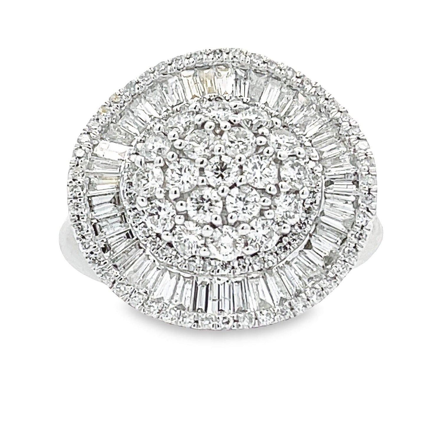 Genuine 2.00ct Diamond Ring 14KT White Gold by Bids.com