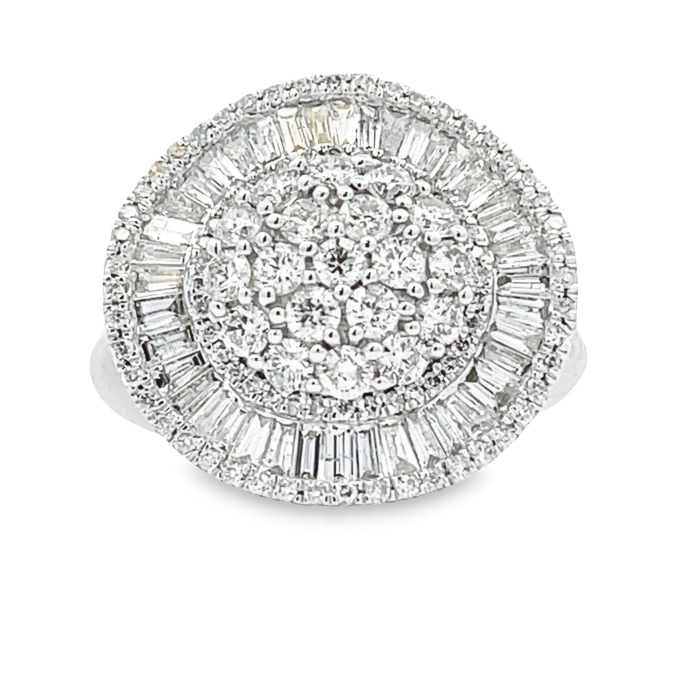 Genuine 2.00ct Diamond Ring 14KT White Gold by Bids.com