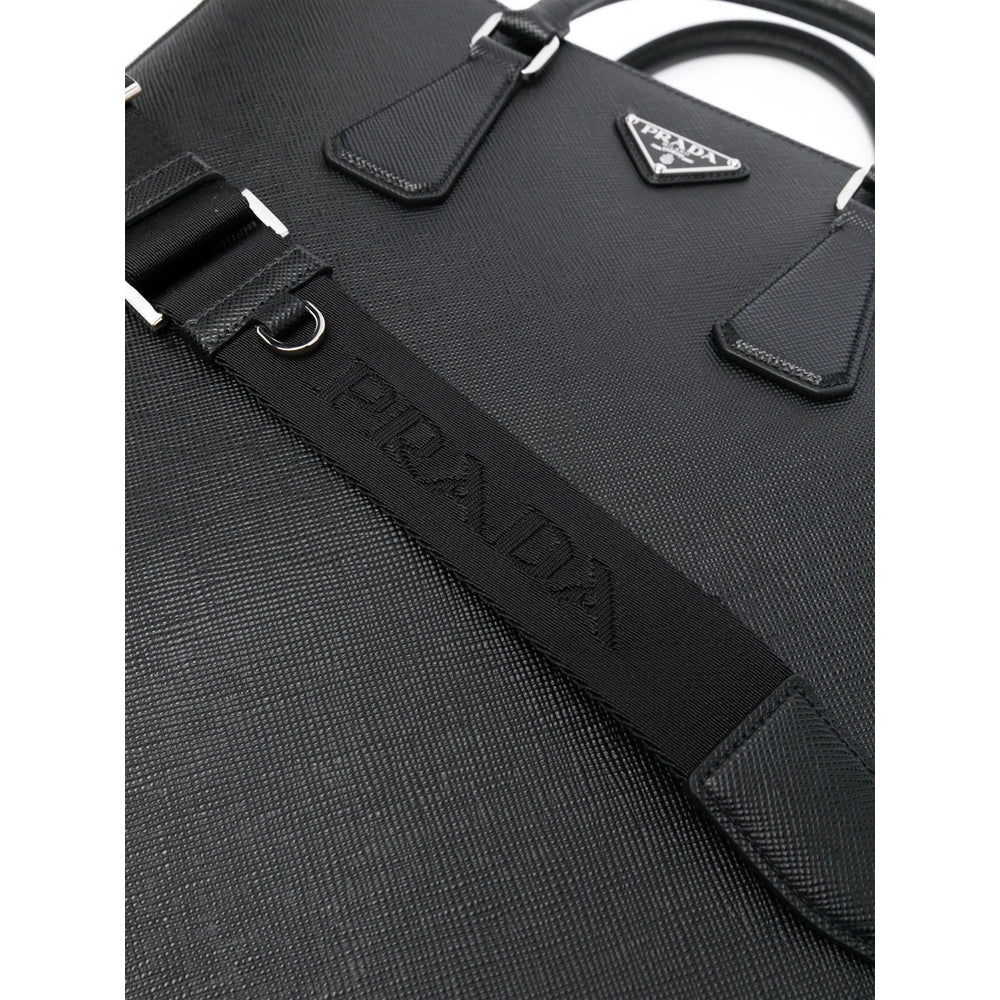 Prada Black Tote Bags Men by Luosophy