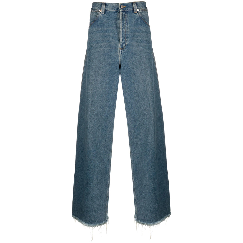 Gucci Blue Denim - Wide-Leg Jeans Men by Luosophy