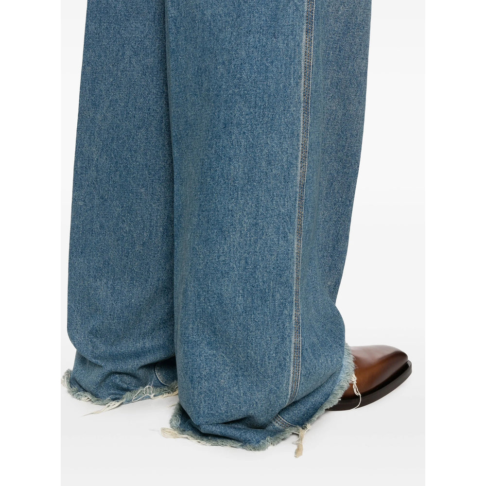 Gucci Blue Denim - Wide-Leg Jeans Men by Luosophy