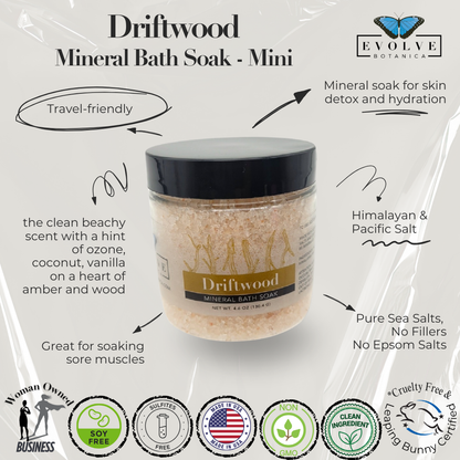 Mineral Soak - Driftwood (Bath Salt) Mini