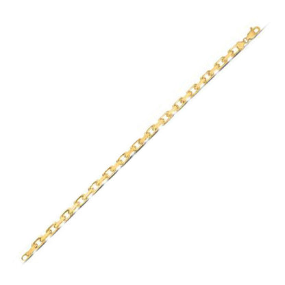 14k Yellow Gold French Cable Link Chain (4.80 mm) by Bids.com