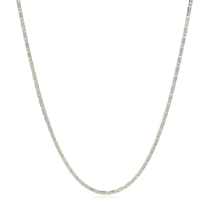 14k White Gold Lumina Pendant Chain 1.0mm by Bids.com