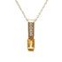 .06ct Citrine Diamond Fashion Pendants 10KT Yellow Gold by Bids.com