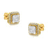 10KT Yellow Gold Diamond Stud Earrings (1/2 cttw, H-I Color, SI2-I1 Clarity) by Bids.com