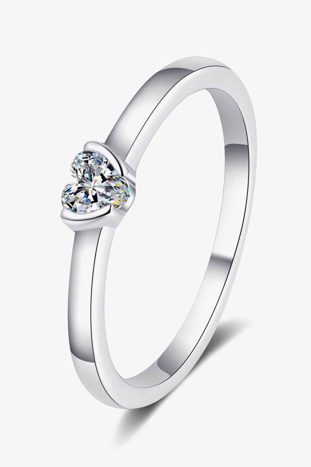 Heart-Shaped Sparkala™ Solitaire Ring by Sparkala