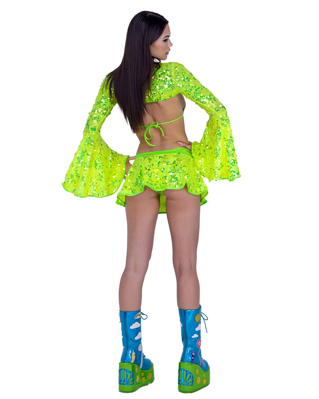 Sparkle &amp; Shine: Sequin Bell Sleeve Shrug 
