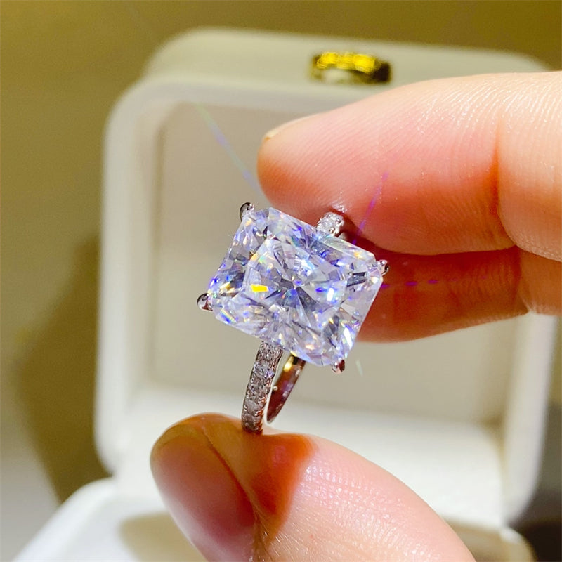 5 Carat Radiant Cut Sparkala™ 925 Sterling Silver Ring by Sparkala