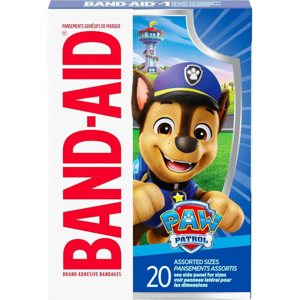 Band-Aid Brand PAW Patrol Adhesive Bandages – 20 Count (Assorted) by Pasteur Pharmacy