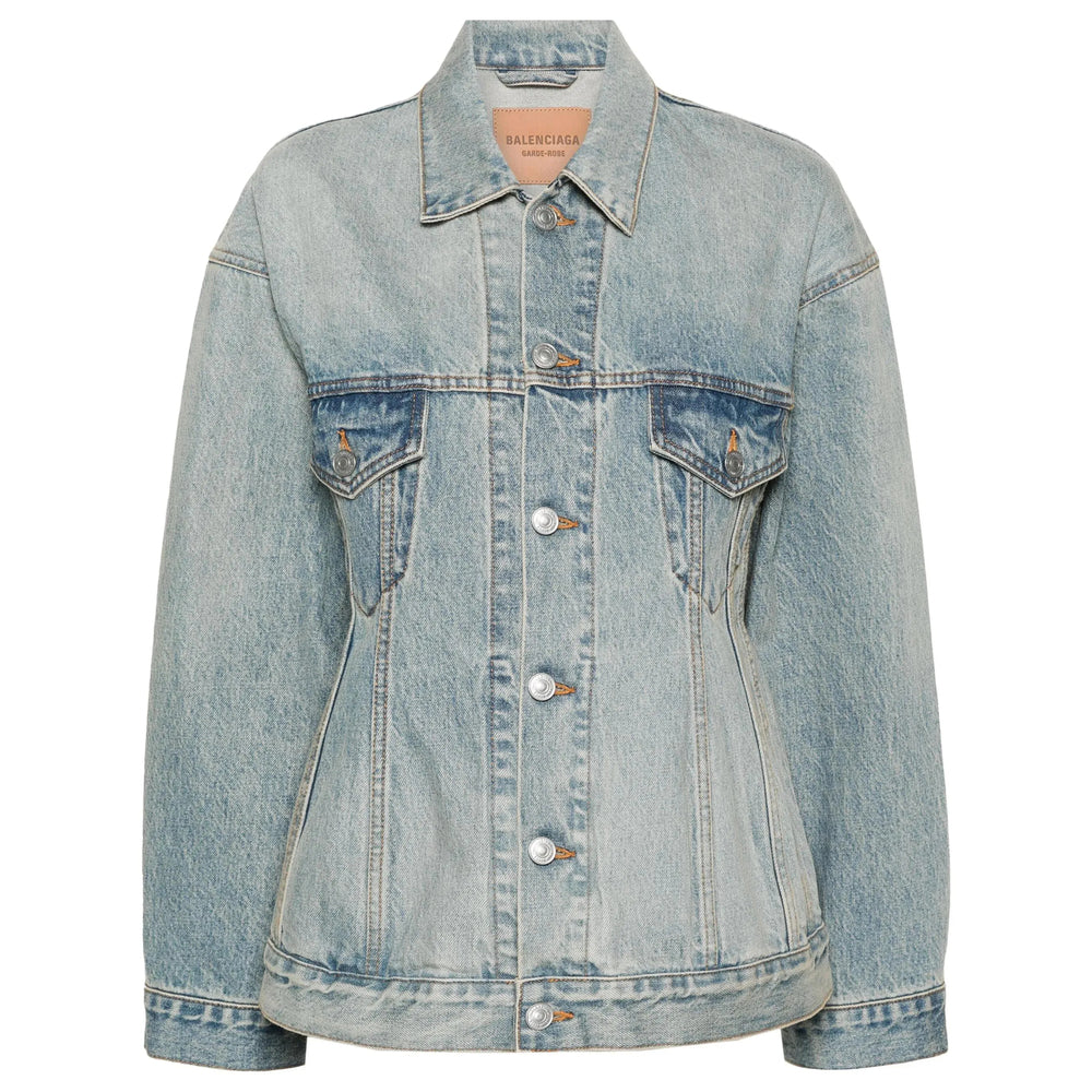 Balenciaga Blue Jackets - Denim Jackets Women by Luosophy