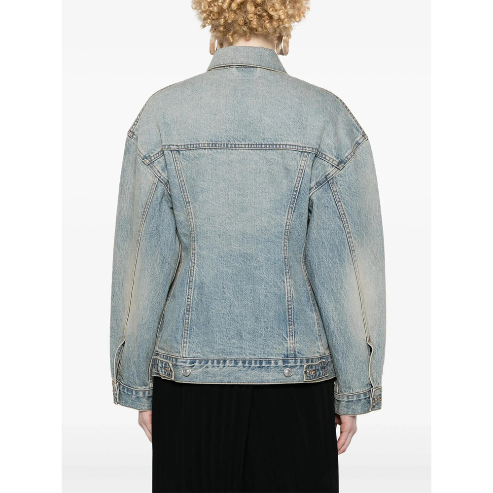 Balenciaga Blue Jackets - Denim Jackets Women by Luosophy