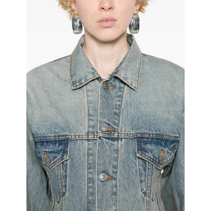 Balenciaga Blue Jackets - Denim Jackets Women by Luosophy