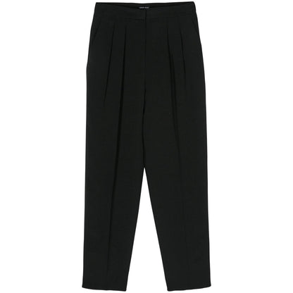 Giorgio Armani Black Trousers - Tapered Trousers Women by Luosophy