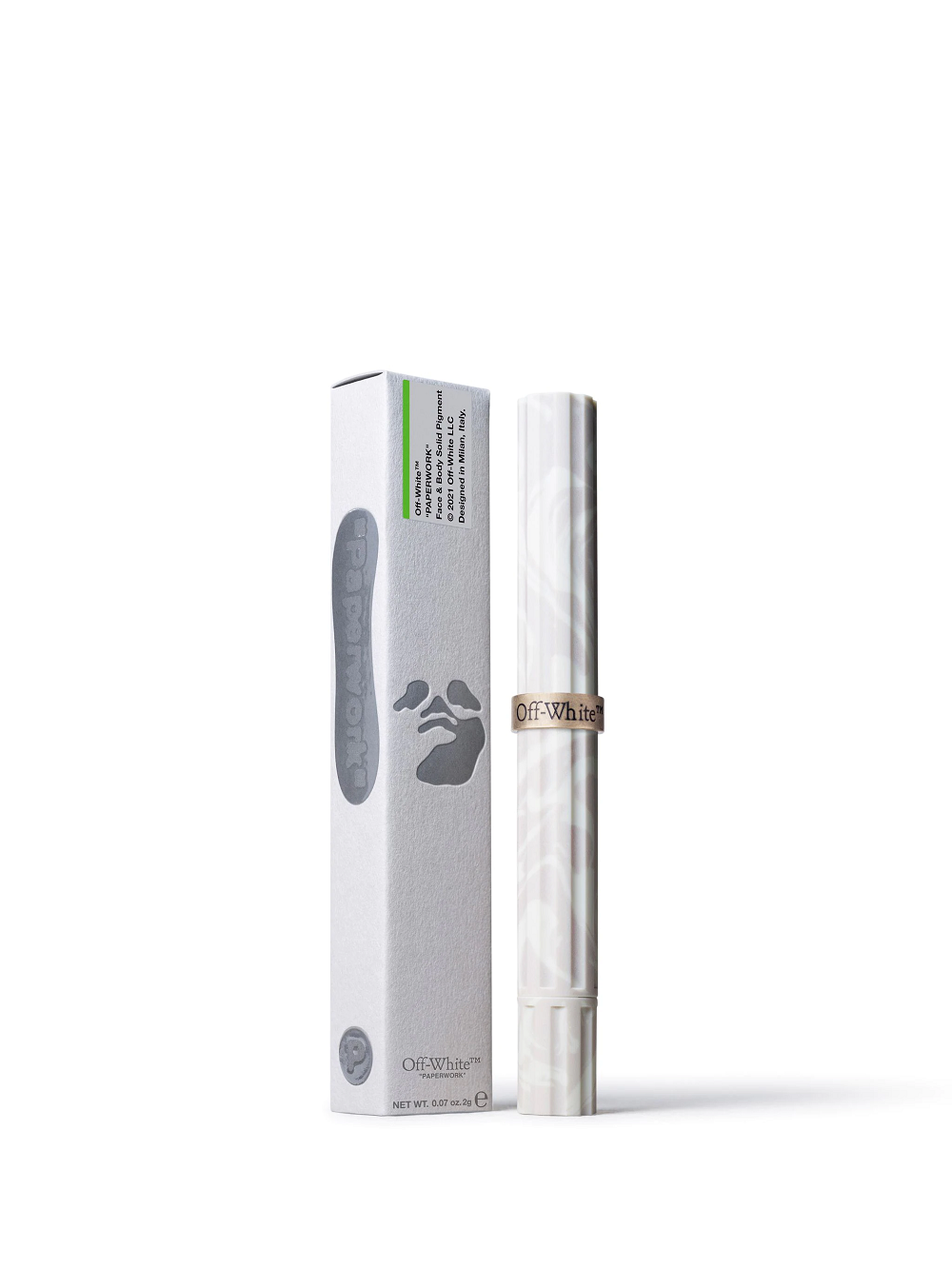 Off White Unisex Pencil Imprint Lucid