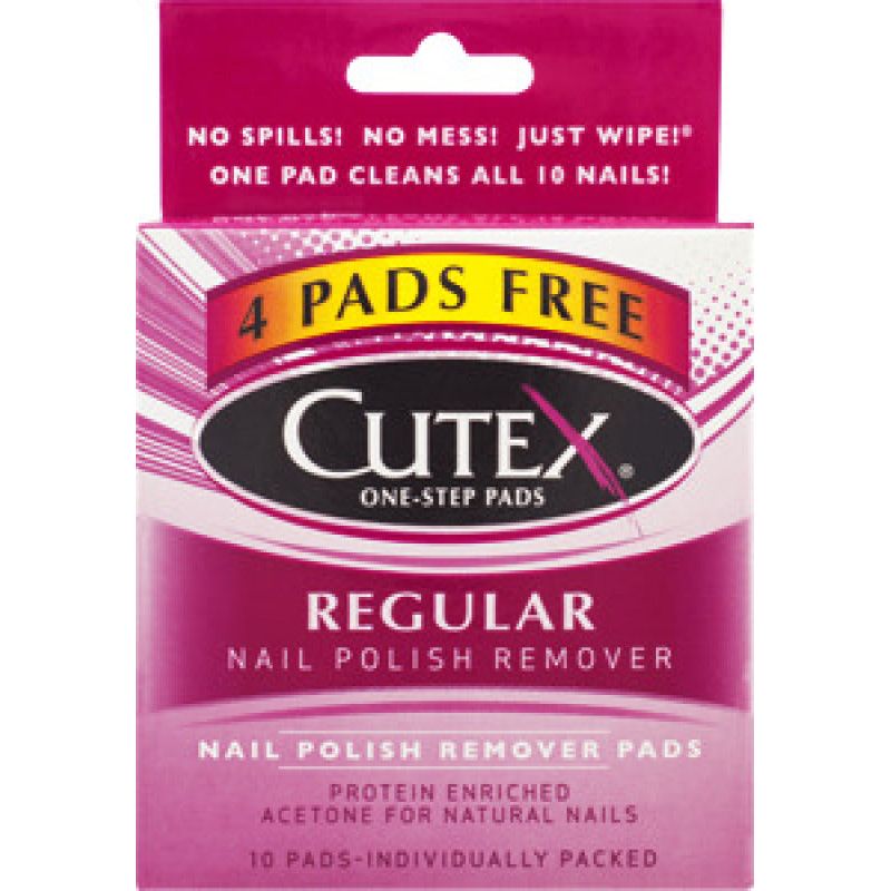 Cutex Regular Nail Polish Remover Pads by Pasteur Pharmacy