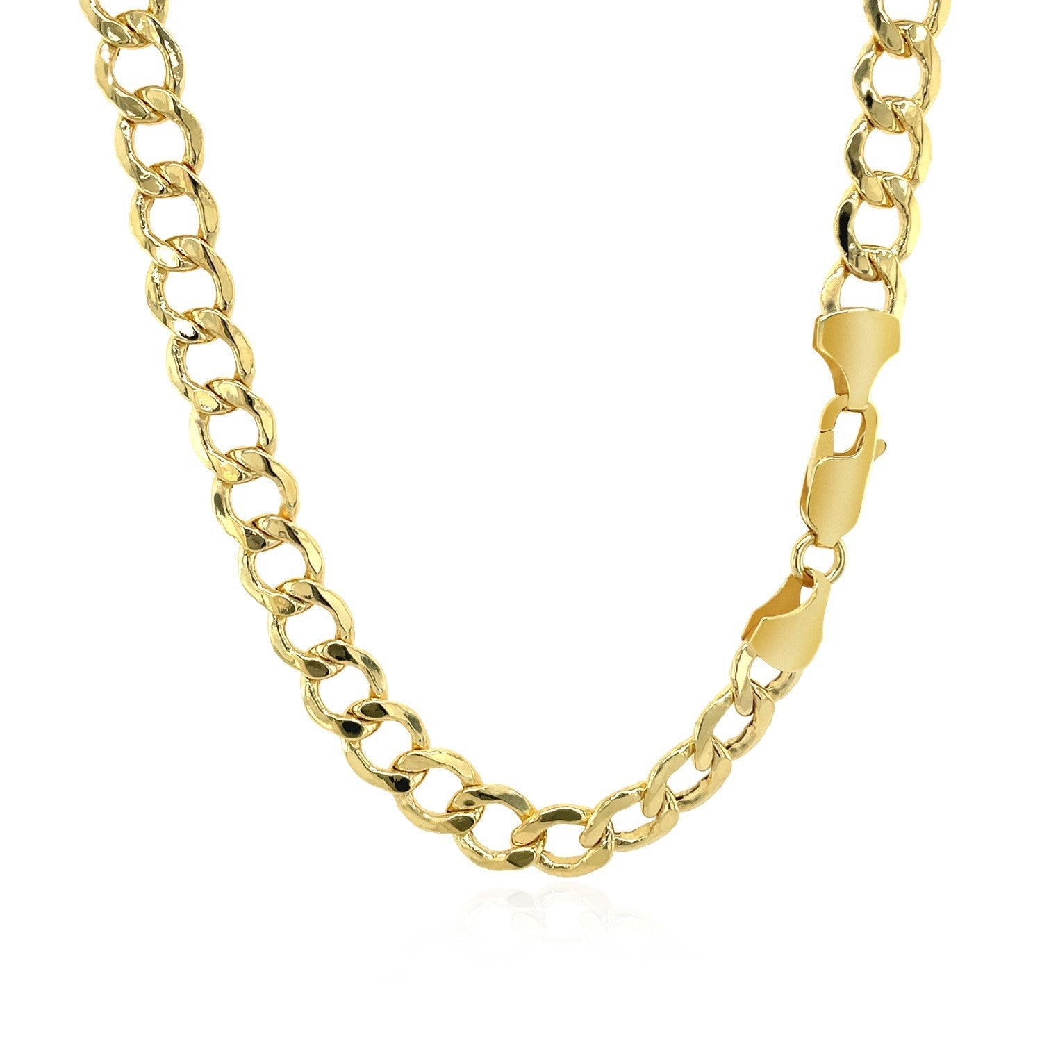 6.2mm 14k Yellow Gold Curb Chain by Bids.com