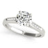 14k White Gold Single Row Diamond Engagement Ring (1 cttw) by Bids.com