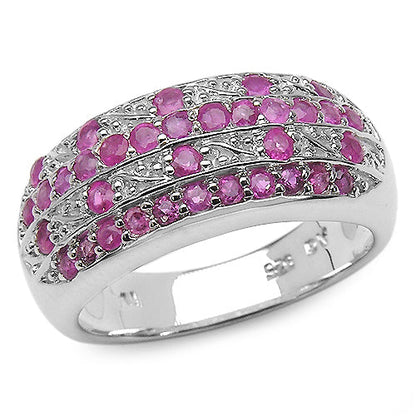1.02 Carat Genuine Ruby .925 Sterling Silver Ring by Bids.com
