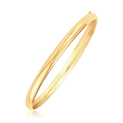 Classic Bangle in 14k Yellow Gold (5.0mm) by Bids.com