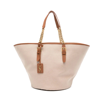 Saint Laurent Neutrals Tote Bags Women by Luosophy