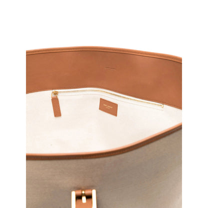 Saint Laurent Neutrals Tote Bags Women by Luosophy