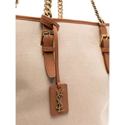 Saint Laurent Neutrals Tote Bags Women by Luosophy
