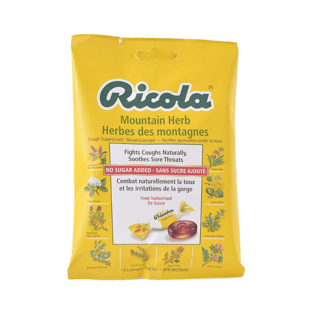 Ricola Cough Suppressant Throat Drops, Original Swiss Herb, Sugar Free by Pasteur Pharmacy