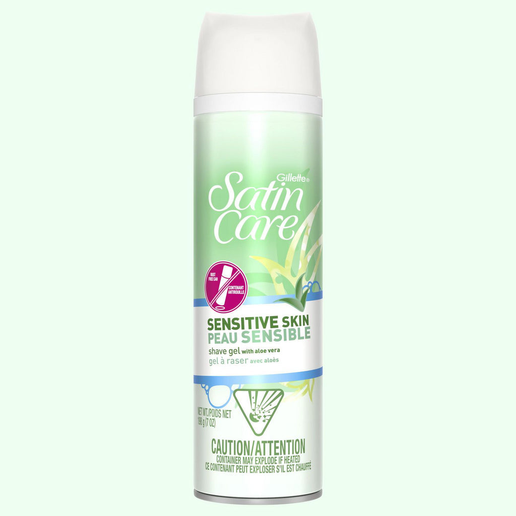 Gillette Venus Satin Care Sensitive Skin Shave Gel, Shaving Cream For Women, 7 Oz by Pasteur Pharmacy